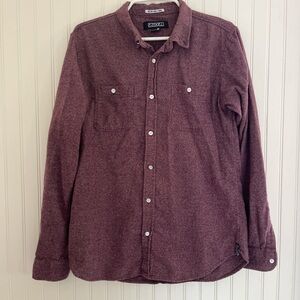 Ezekiel men’s flannel shirt size M muted purple weave